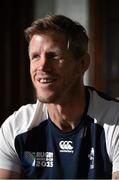 15 September 2015; Ireland forwards coach Simon Easterby during a press conference. Carton House, Maynooth, Co. Kildare. Picture credit: Matt Browne / SPORTSFILE