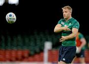 18 September 2015; Ireland's Luke Fitzgerald in action during the captain's run. Ireland Rugby Squad Captain's Run, 2015 Rugby World Cup. Millennium Stadium, Cardiff, Wales. Picture credit: Brendan Moran / SPORTSFILE