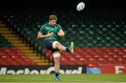 18 September 2015; Ireland's Iain Henderson during the captain's run. Ireland Rugby Squad Captain's Run, 2015 Rugby World Cup. Millennium Stadium, Cardiff, Wales. Picture credit: Brendan Moran / SPORTSFILE
