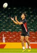 18 September 2015; Canada's Nathan Hirayama during the captain's run. Canada Rugby Squad Captain's Run, 2015 Rugby World Cup. Millennium Stadium, Cardiff, Wales. Picture credit: Brendan Moran / SPORTSFILE