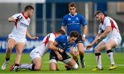 18 September 2015; Conor O’Brien, Leinster, is tackled by Alex Kane, Ulster. U20 Interprovincial Rugby Championship, Round 3, Leinster v Ulster. Donnybrook Stadium, Donnybrook, Dublin. Picture credit: Stephen McCarthy / SPORTSFILE