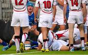 18 September 2015; Will Connors, Leinster, after scoring his side's first try. U20 Interprovincial Rugby Championship, Round 3, Leinster v Ulster. Donnybrook Stadium, Donnybrook, Dublin. Picture credit: Stephen McCarthy / SPORTSFILE