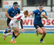 19 September 2015; Michael McDermott, Leinster, in action against Callum McLaughlin, Ulster. U19 Interprovincial Rugby Championship, Round 3, Leinster v Ulster. Donnybrook Stadium, Donnybrook, Dublin. Picture credit: Sam Barnes / SPORTSFILE