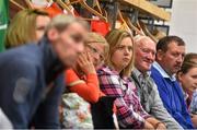 19 September 2015; Attendees listen to Kerry great Charlie Nelligan at today's Bord Gáis Energy Legends Tour at Croke Park, where he relived some of most memorable moments from his playing career. All Bord Gáis Energy Legends Tours include a trip to the GAA Museum, which is home to many exclusive exhibits, including the official GAA Hall of Fame. For booking and ticket information about the GAA legends for this summer visit www.crokepark.ie/gaa-museum. Croke Park, Dublin. Picture credit: Ramsey Cardy / SPORTSFILE