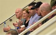 19 September 2015; Attendees listen to Kerry great Charlie Nelligan at today's Bord Gáis Energy Legends Tour at Croke Park, where he relived some of most memorable moments from his playing career. All Bord Gáis Energy Legends Tours include a trip to the GAA Museum, which is home to many exclusive exhibits, including the official GAA Hall of Fame. For booking and ticket information about the GAA legends for this summer visit www.crokepark.ie/gaa-museum. Croke Park, Dublin. Picture credit: Ramsey Cardy / SPORTSFILE