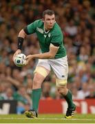19 September 2015; Peter O'Mahony, Ireland. 2015 Rugby World Cup, Pool D, Ireland v Canada. Millennium Stadium, Cardiff, Wales. Picture credit: Brendan Moran / SPORTSFILE