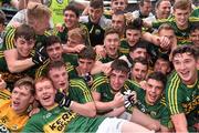 20 September 2015; Kerry players celebrate after the game. Electric Ireland GAA Football All-Ireland Minor Championship Final, Kerry v Tipperary, Croke Park, Dublin. Picture credit: David Maher / SPORTSFILE