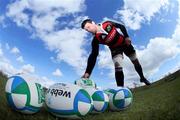 8 April 2009; Munster's Denis Leamy arrives for rugby squad training ahead of their Heineken Cup Quarter Final against the Ospreys on Sunday. Munster Rugby Squad Training, University of Limerick, Limerick. Picture credit: Kieran Clancy / SPORTSFILE