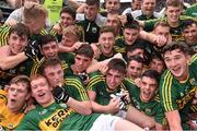 20 September 2015; The Kerry players celebrate after their victory over Tipperary. Electric Ireland GAA Football All-Ireland Minor Championship Final, Kerry v Tipperary, Croke Park, Dublin. Picture credit: David Maher / SPORTSFILE