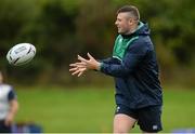 21 September 2015; Ireland's Robbie Henshaw in action during squad training. Ireland Rugby Squad Training, 2015 Rugby World Cup, St George's Park, Burton-upon-Trent, England. Picture credit: Brendan Moran / SPORTSFILE