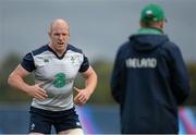 21 September 2015; Ireland captain Paul O'Connell during squad training. Ireland Rugby Squad Training, 2015 Rugby World Cup, St George's Park, Burton-upon-Trent, England. Picture credit: Brendan Moran / SPORTSFILE