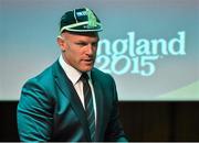 21 September 2015; Ireland captain Paul O'Connell during a welcome ceremony. Ireland Welcome Ceremony, 2015 Rugby World Cup, Burton Town Hall, Burton-upon-Trent, England. Picture credit: Brendan Moran / SPORTSFILE