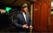 21 September 2015; Sean O'Brien leaves the ceremony after receiving his World Cup cap during the Ireland Squad Rugby World Cup Official Welcome Ceremony. Ireland Welcome Ceremony, 2015 Rugby World Cup, Burton Town Hall, Burton-upon-Trent, England. Picture credit: Brendan Moran / SPORTSFILE