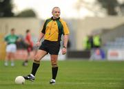 11 April 2009; Referee Pat McGovern. All-Ireland Colleges 'A' Senior Football Championship Final, Colaiste na Sceilge, Caherciveen, Co. Kerry, v St Mary's, Edenderry, Co. Offaly. O'Moore Park, Portlaoise, Co. Laois. Picture credit: Stephen McCarthy / SPORTSFILE