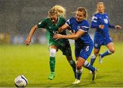 21 September 2015; Denise O'Sullivan, Republic of Ireland, in action against Katri Mattsson, Finland. UEFA Women's EURO 2017 Qualifier Group 2, Republic of Ireland v Finland. Tallaght Stadium, Tallaght, Co. Dublin. Picture credit: Seb Daly / SPORTSFILE