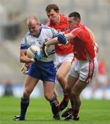 26 April 2009; Dick Clerkin, Monaghan, in action against Alan O'Connor, left, and Noel O'Leary, Cork. Allianz GAA National Football League, Division 2 Final, Cork v Monaghan, Croke Park, Dublin. Picture credit: Stephen McCarthy / SPORTSFILE