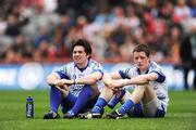 26 April 2009; Dejected Monaghan players Ciaran Hanratty, left, and Conor McManus after the game. Allianz GAA National Football League, Division 2 Final, Cork v Monaghan, Croke Park, Dublin. Picture credit: Stephen McCarthy / SPORTSFILE