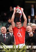 26 April 2009; Cork captain Graham Canty lifts the cup after victory over Monaghan. Allianz GAA National Football League, Division 2 Final, Cork v Monaghan, Croke Park, Dublin. Picture credit: Brendan Moran / SPORTSFILE