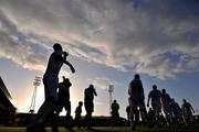 1 May 2009; Bohemians and Dundalk players walk out onto the pitch for the start of the game. League of Ireland Premier Division, Bohemians v Dundalk, Dalymount Park, Dublin. Picture credit: David Maher / SPORTSFILE