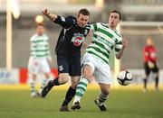 1 May 2009; Gary McCabe, Bray Wanderers, in action against Greg Cameron, Shamrock Rovers. League of Ireland Premier Division, Shamrock Rovers v Bray Wanderers, Tallaght Stadium, Dublin. Picture credit: Stephen McCarthy / SPORTSFILE