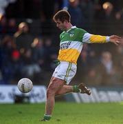 12 November 2000; Tom Keogh of Offaly during the Church & General National Football League Division 1A match between Offaly and Dublin at O'Connor Park in Tullamore, Offaly. Photo by Aoife Rice/Sportsfile