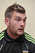 10 June 2013; Aidan O'Shea of Mayo during a press conference ahead of their Connacht GAA Football Senior Championship Semi-Final match against Roscommon on Sunday at Breaffy House Hotel in Castlebar, Mayo. Photo by Barry Cregg/Sportsfile