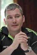 10 June 2013; Mayo manager James Horan during a press conference ahead of their Connacht GAA Football Senior Championship Semi-Final match against Roscommon on Sunday at Breaffy House Hotel in Castlebar, Mayo. Photo by Barry Cregg/Sportsfile