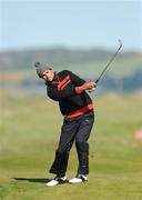 9 May 2009; Germany's Sean Einhaus watches his second shot from from the 14th fairway during the Irish Amateur Open Golf Championship. Royal Dublin Golf Club, Dollymount, Dublin. Photo by Sportsfile