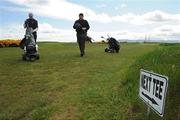 9 May 2009; A general view of competitors making their way to the 16th tee box during the Irish Amateur Open Golf Championship. Royal Dublin Golf Club, Dollymount, Dublin. Photo by Sportsfile