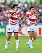 23 September 2015; Harumichi Tatekawa, Japan. 2015 Rugby World Cup, Pool B, Scotland v Japan. Kingsholm Stadium, Gloucester, England. Picture credit: Ramsey Cardy / SPORTSFILE