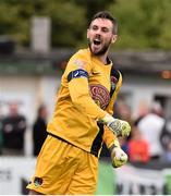4 October 2015; Cork City's Mark McNulty celebrates at the end of the game. Irish Daily Mail FAI Cup, Semi-Final, Bray Wanderers v Cork City, Carlisle Grounds, Bray, Co. Wicklow. Picture credit: David Maher / SPORTSFILE