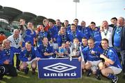 10 May 2009; Crumlin United FC players and officials celebrate after winning the FAI Umbro Intermediate Cup. FAI Umbro Intermediate Cup Final, Crumlin United FC v Bluebell United FC, Tallaght Stadium, Dublin. Picture credit: David Maher / SPORTSFILE