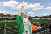 10 May 2009; St. Patrick gives his blessing before the game. Connacht Senior Football Championship First Round, New York v Mayo, Gaelic Park, The Bronx, New York, USA. Picture credit: Pat Murphy / SPORTSFILE