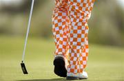 12 May 2009; A general view of John Daly's trousers during the 3 Irish Open Golf Championship practice day. County Louth Golf Club, Baltray, Co. Louth. Photo by Sportsfile