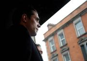 13 May 2009; Munster's Alan Quinlan leaves Huguenot House after his ERC independent Disciplinary Committee hearing where he was suspended for 12 playing weeks. ERC Offices, Huguenot House, Stephen's Green, Dublin. Picture credit: Diarmuid Greene / SPORTSFILE