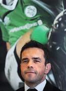 14 May 2009; Ireland head coach Allen Clarke, at the Ireland U20 rugby squad announcement for upcoming IRB Junior World Championship which takes place in Japan next month. PriceWaterhouseCoopers, North Wall Quay, Dublin. Picture credit: Diarmuid Greene / SPORTSFILE
