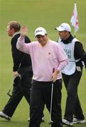 15 May 2009; Ireland's Shane Lowry after finishing on the 18th green, 15 under par after two days and the current leader, during the 3 Irish Open Golf Championship. County Louth Golf Club, Baltray, Co. Louth. Photo by Sportsfile
