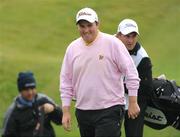 15 May 2009; Ireland's Shane Lowry after finishing on the 18th green, 15 under par after two days and the current leader, during the 3 Irish Open Golf Championship. County Louth Golf Club, Baltray, Co. Louth. Photo by Sportsfile