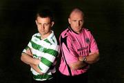 13 May 2009; Shamrock Rovers' Shane Robinson and Bohemians' Glen Crowe, right, during a photocall ahead of their Dublin derby game this Saturday at 7pm. Tallaght Stadium, Dublin. Picture credit: Pat Murphy / SPORTSFILE
