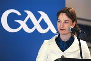 13 May 2009; Lisa Clancy, GAA Director of Communications, at the launch of the 2009 '125 Year' GAA Football All-Ireland Senior Championship. Croke Park, Dublin. Picture credit: Ray McManus / SPORTSFILE