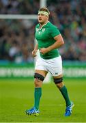 4 October 2015; Chris Henry, Ireland. 2015 Rugby World Cup, Pool D, Ireland v Italy, Olympic Stadium, Stratford, London, England. Picture credit: Brendan Moran / SPORTSFILE