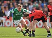 17 May 2009; Kevin Duffin, Down, in action against Shane McDermott, Fermanagh. Ulster GAA Football Senior Championship, First Round, Fermanagh v Down, Brewster Park, Enniskillen, Co. Fermanagh. Picture credit: David Maher / SPORTSFILE