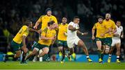 3 October 2015; Anthony Watson, England, breaks through the Australian defence. 2015 Rugby World Cup, Pool A, England v Australia, Twickenham Stadium, London, England. Picture credit: Brendan Moran / SPORTSFILE