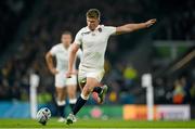 3 October 2015; Owen Farrell, England. 2015 Rugby World Cup, Pool A, England v Australia, Twickenham Stadium, London, England. Picture credit: Brendan Moran / SPORTSFILE