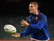 10 October 2015; France's Louis Picamoles in action during the captain's run. France Squad captain's run, Millennium Stadium, Cardiff, Wales. Picture credit: Brendan Moran / SPORTSFILE