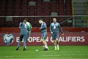 10 October 2015; Republic of Ireland's Robbie Keane, during squad training. Stadion Narodowy, Warsaw, Poland. Picture credit: David Maher / SPORTSFILE