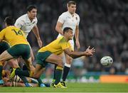 3 October 2015; Will Genia, Australia. 2015 Rugby World Cup, Pool A, England v Australia, Twickenham Stadium, London, England. Picture credit: Brendan Moran / SPORTSFILE