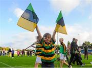 11 October 2015; Young Glen Rovers supporter Cian O'Callaghan, age 5, celebrates after the game. Cork County Senior Hurling Championship Final, Glen Rovers v Sarsfields. Páirc Ui Rinn, Cork. Picture credit: Eoin Noonan / SPORTSFILE