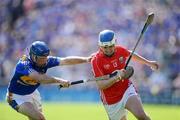 31 May 2009; Kieran Murphy, Cork, in action against Conor O'Brien, Tipperary. Munster GAA Hurling Senior Championship Quarter-Final, Tipperary v Cork, Semple Stadium, Thurles, Co. Tipperary. Picture credit: Brendan Moran / SPORTSFILE