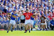 31 May 2009; Ben O'Connor, Cork, in action against Paddy Stapleton and Conor O'Brien, Tipperary. Munster GAA Hurling Senior Championship Quarter-Final, Tipperary v Cork, Semple Stadium, Thurles, Co. Tipperary. Picture credit: Brendan Moran / SPORTSFILE